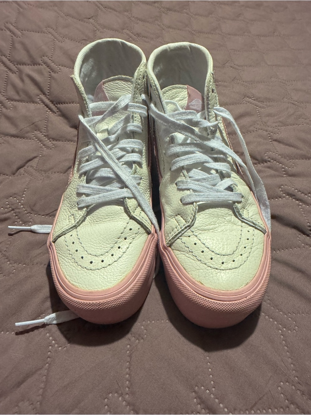 Womens 5.5 Vans Barbie Limited Edition Platform High Tops - Picture 3 of 6